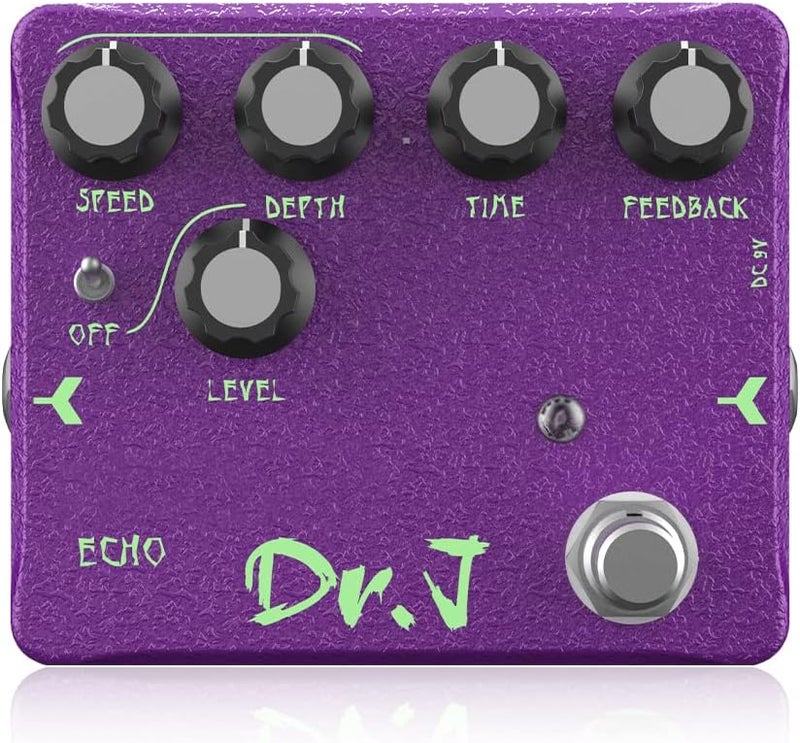 JOYO Delay Pedal Echoes Digital Multi Delay Pedal with Modulation for Electric Guitar Effects High-end Edition Dr.J Series (D54) - Image 1